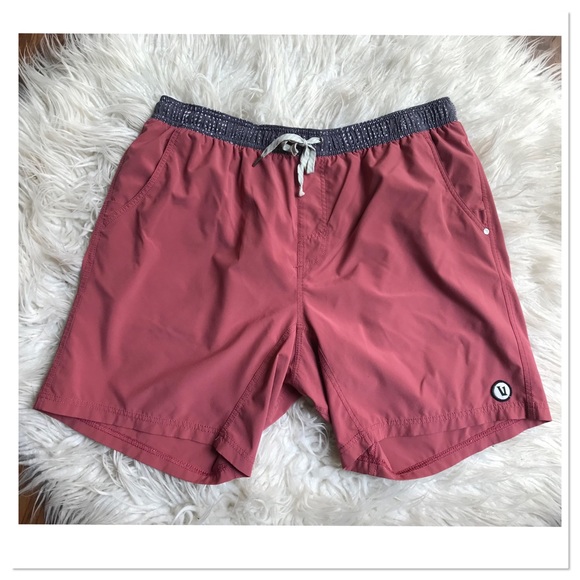 Vuori Other - Vuori Kore Shorts In Chestnut Color Pull On Drawstring Waist Size XL